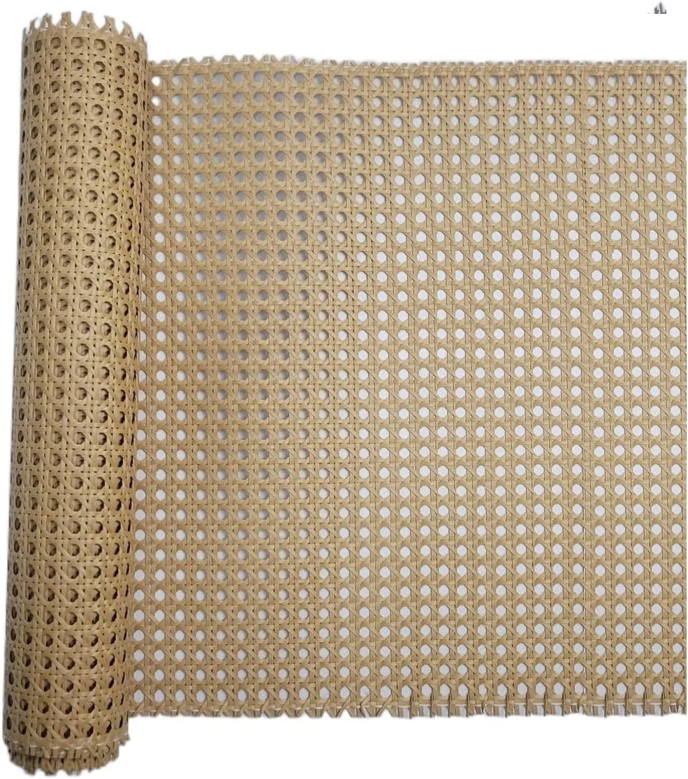 Manufacturers Natural Rattan Roll Artificial Webbing Synthetic Rattan Weaving Material for Outdoor Rattan Furniture Material