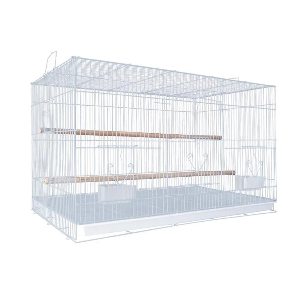 Настраиваемая кованая железная птичья клетка с подставкой для попугаев