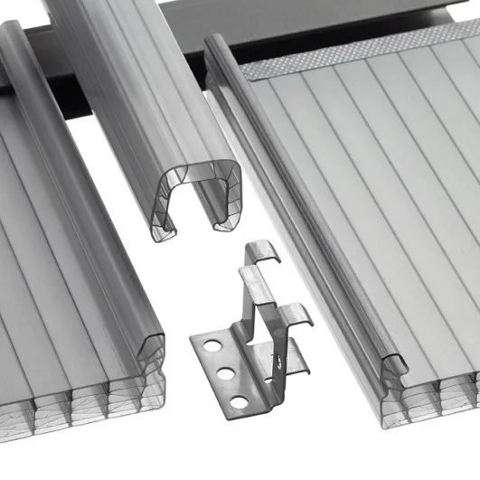 Clear polycarbonate multiwall u shaped sheet for roofing