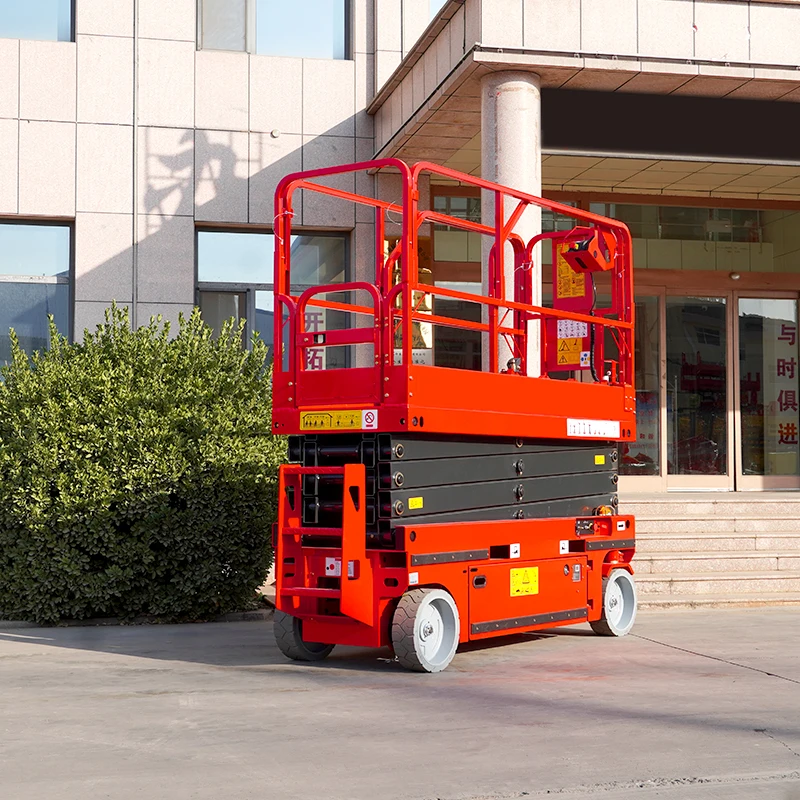 4 m 6 m 8 m 10 m 12 m Self Propelled Hydraulic Trolley Lift electric scissor lift platform 200kf lifting table price
