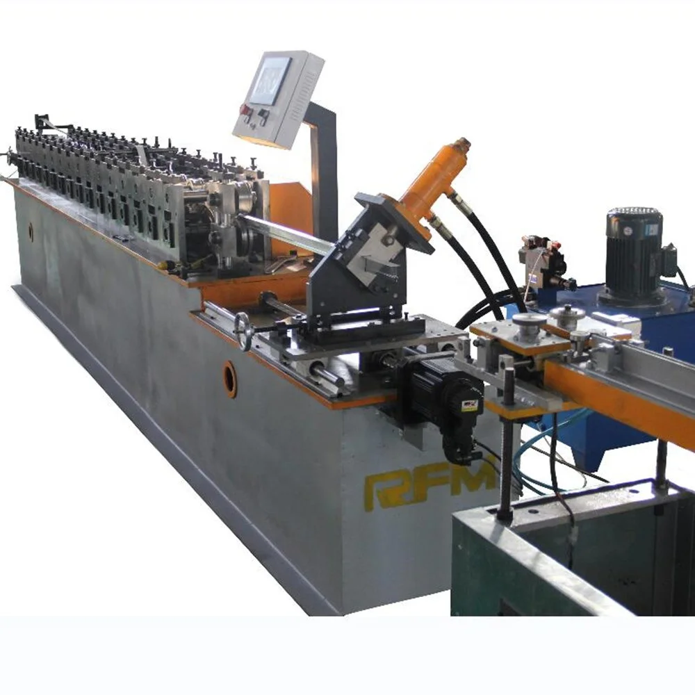 Cross T Bar Roll Forming Machine Ceiling T Grid Gypsum Board Ceiling Frame Manufacturing Machine