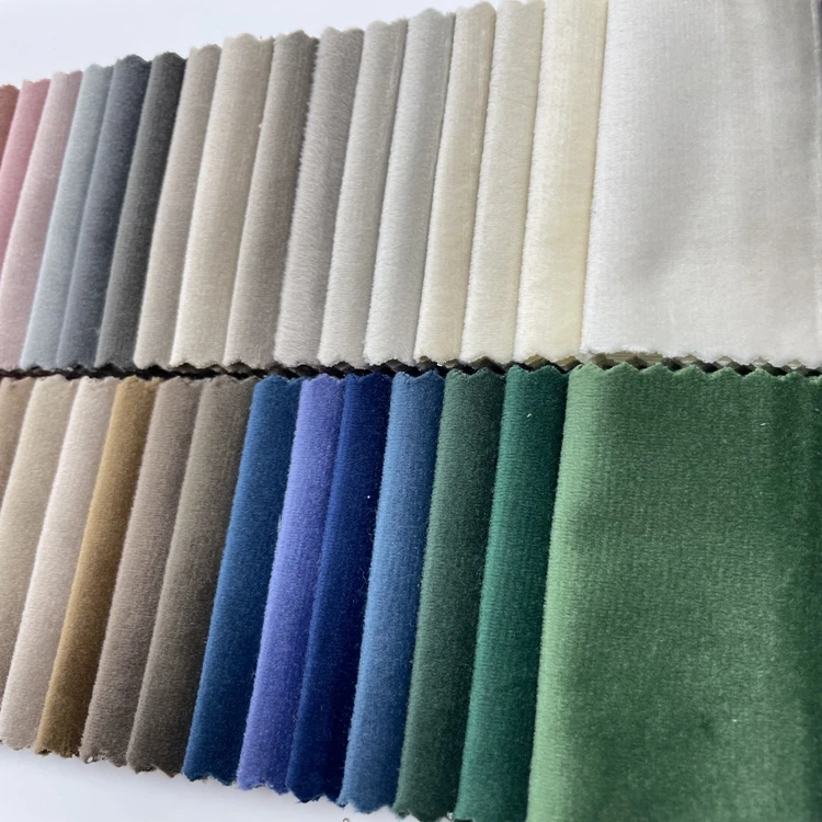 Wholesale China Supplier Upholstery Fabrics Holland Velvet Sofa Fabric For Furniture Velvet Sofa Textile