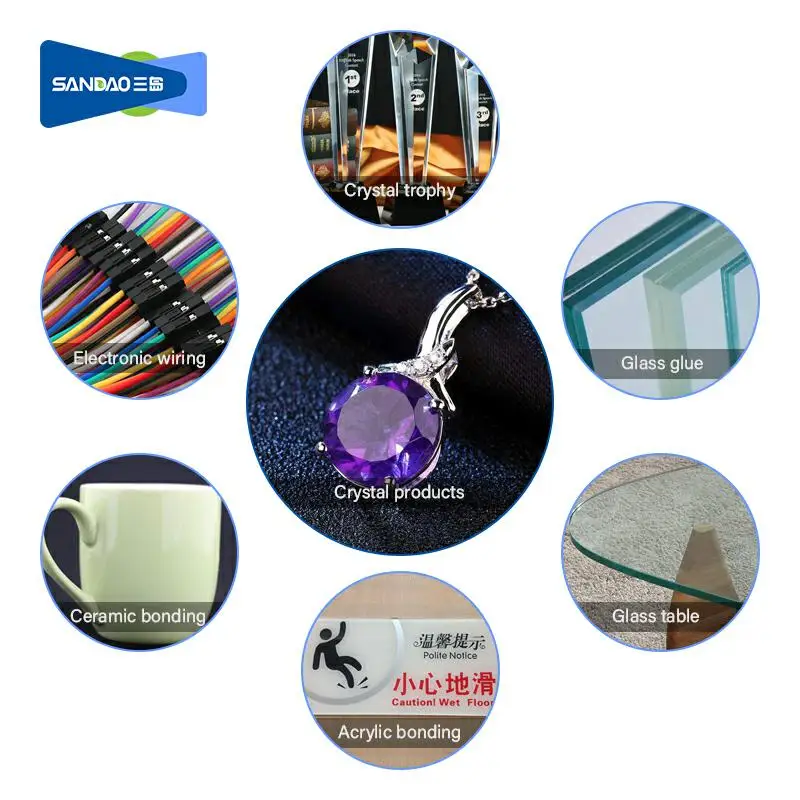 Factory Price SD3056 UV Gle Light Curing Adhesive Glass Askiatic Adhesive Photosensitive Adhesive For Glass And Crystal