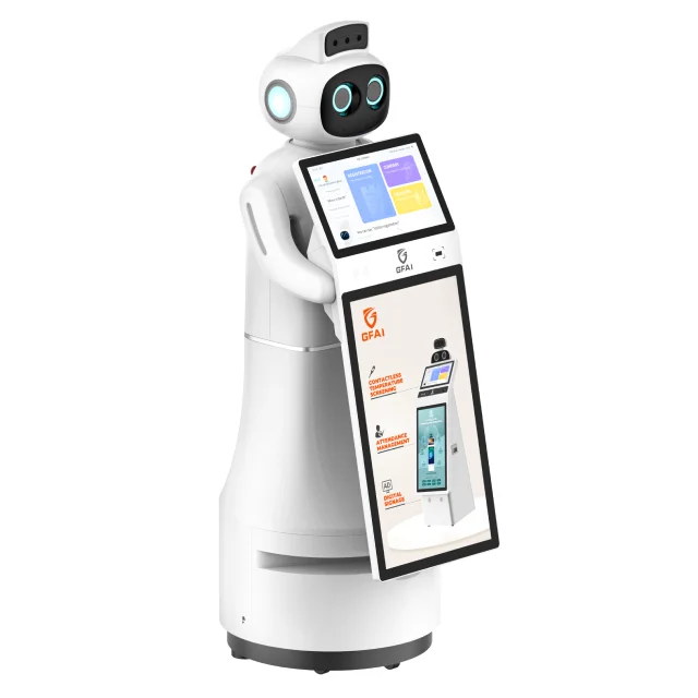 Smart Human Roboter Human Face Police Robot
