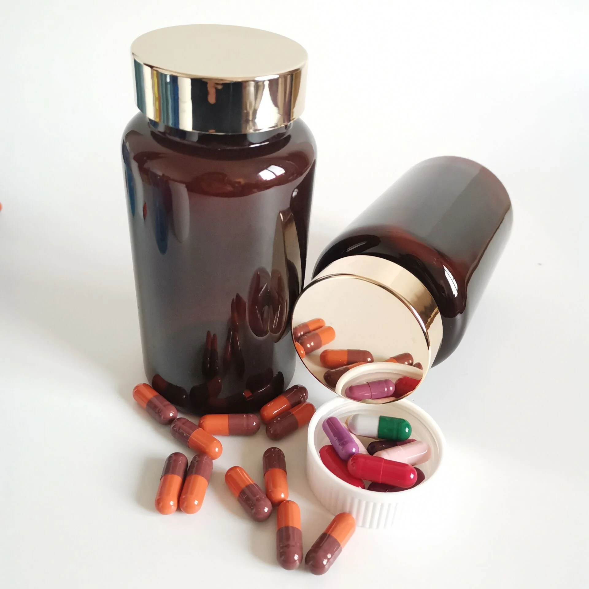 Wholesale Price Green Blue Color Plastic HDPE Food Packaging Bottle