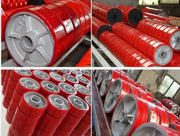 rotelle Caster Manufacturer Industrial  8' 200mm polyurethane wheels double bearing  adjustable heavy duty caster wheels