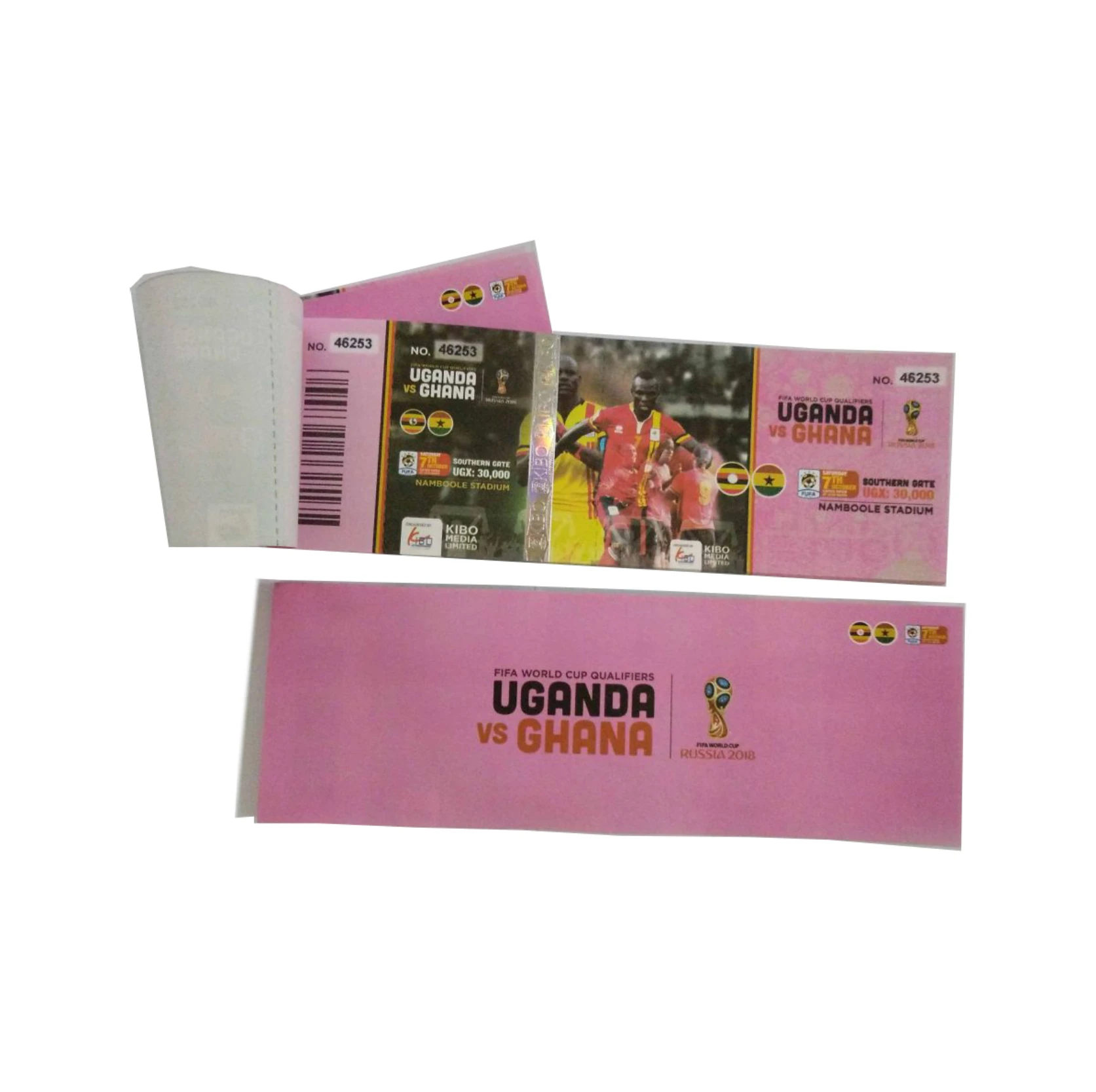 Hot sale ant-counterfeiting security hologram thermal paper event gate ticket printing