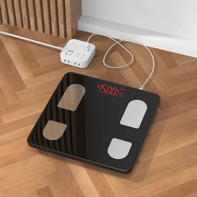 Хорошая цена персональные бытовые весы из закаленного стекла Bluetooth умные цифровые для тела