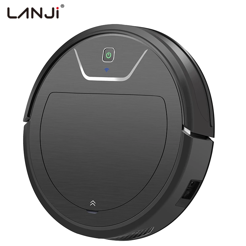 LANJI 2000pa Intelligent Self-charging WIFI Connected App Control Mini Smart Wet And Dry Cleaner Vacuum Robot