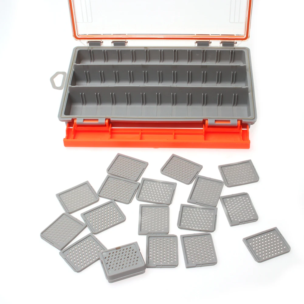 Waterproof Fishing Gear Box With Detachable Partitions And 3600 &3700 Trays,Fishing Gear Sorting Box and Terminal Accessories