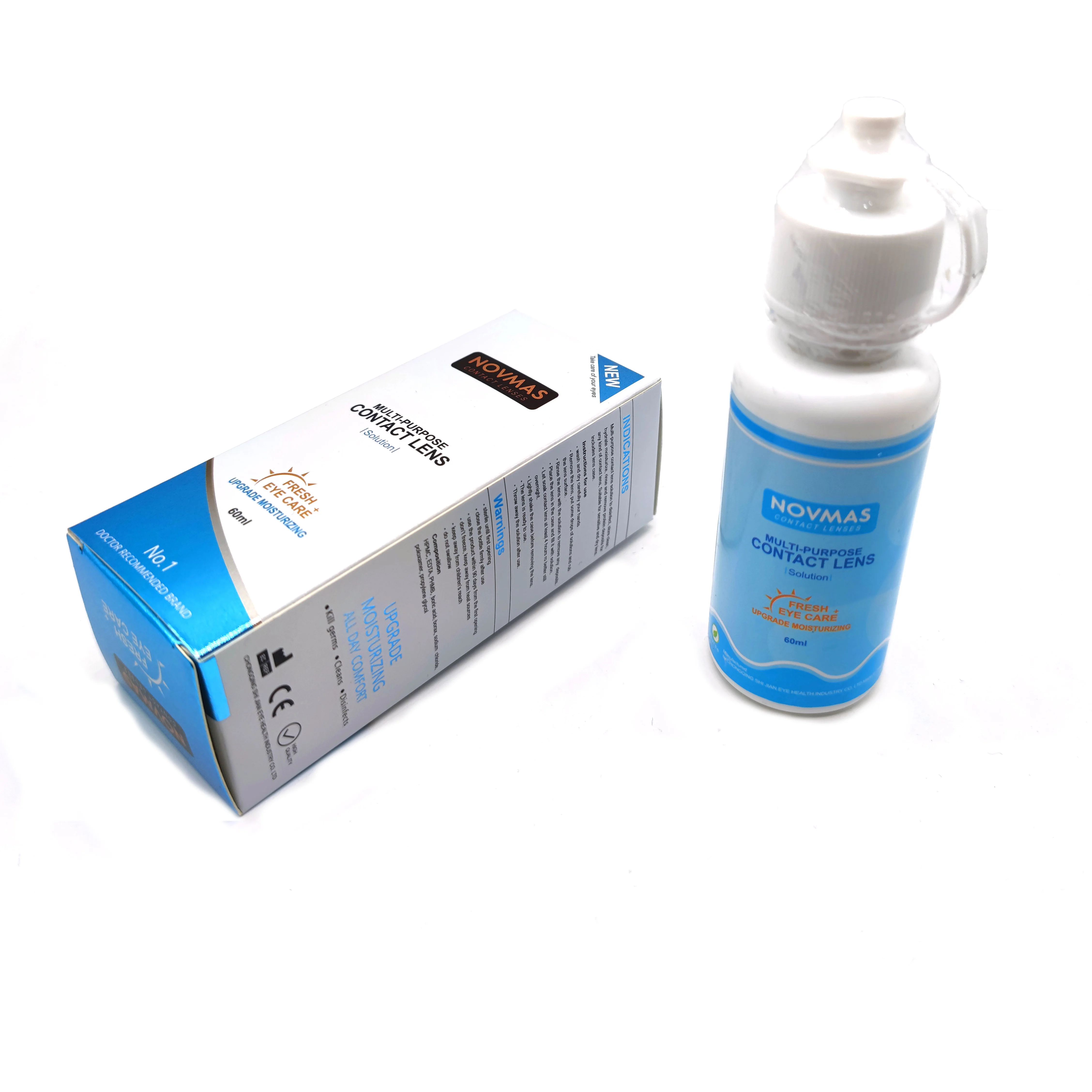 
Novmas Contact Lenses Solution New Arrival 60ml Contact Lenses Cleaning Liquid Solution 
