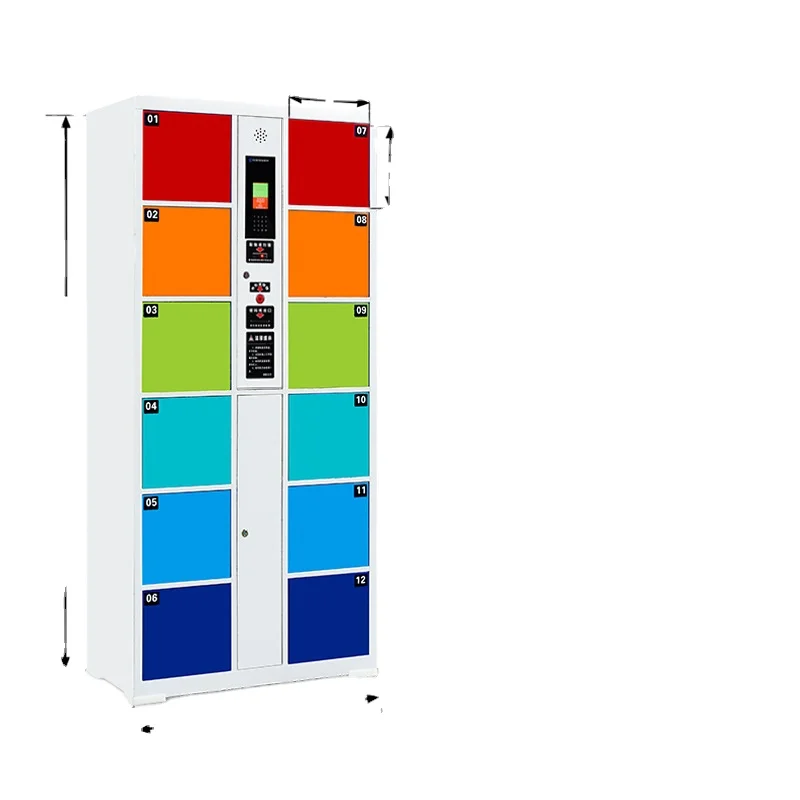 smart locker system intelligent Infrared Bar Code Storage Metal Steel Lockers Cabinet Mail Box