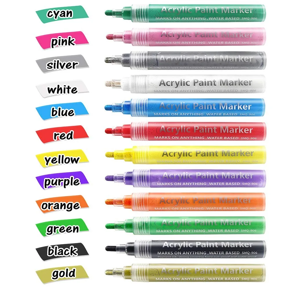 Professional manufacture qualified  tip permanent liquid marker acrylic paint pen for writing