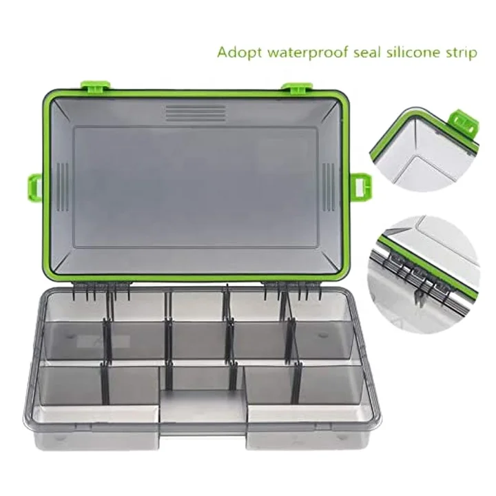 Коробки для рыболовных приманок 28*18*5 см водонепроницаемый чехол хранения морских коробки снастей ловли нахлыстом