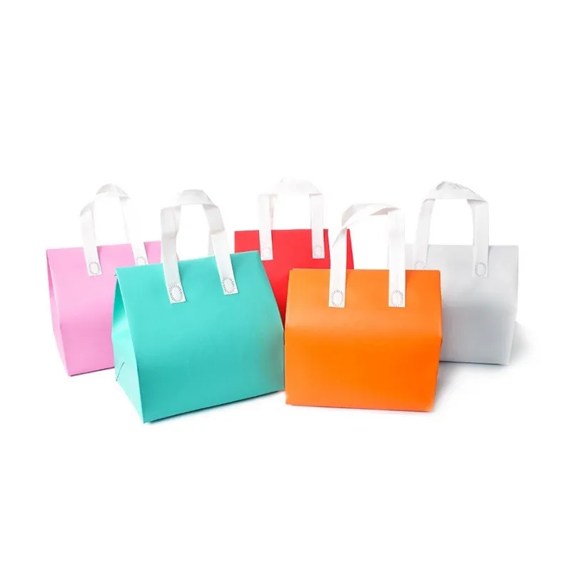 Custom Logo Non Woven Cooler Bag OEM Lunch Insulated Bag Disposable Insulated Take Away Thermal Insulation Food Bag