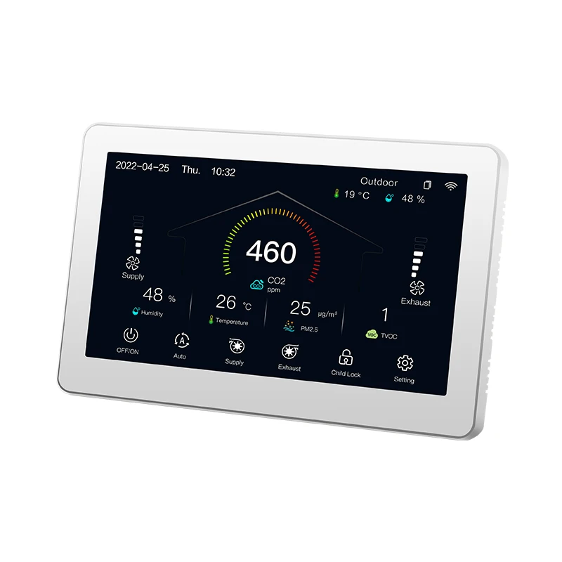 WIFI TUYA App Control HVAC System Controller Smart Controller For Heat Recovery Ventilation