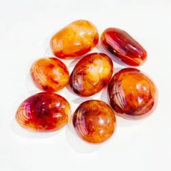 wholesale 2021 Polished  Pocket Stone Red Agate palm Crystal Sardonyx  Healing Stones For Landscaping  Chic Gifts
