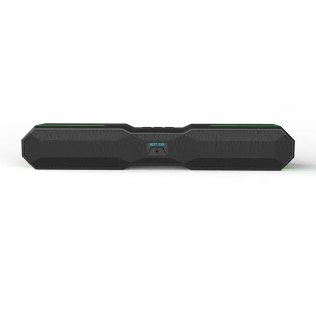 Wireless Sound Bar Home Theater System DSP Movie Music Computer Soundbar with RGB LED Lights Gaming Soundbar