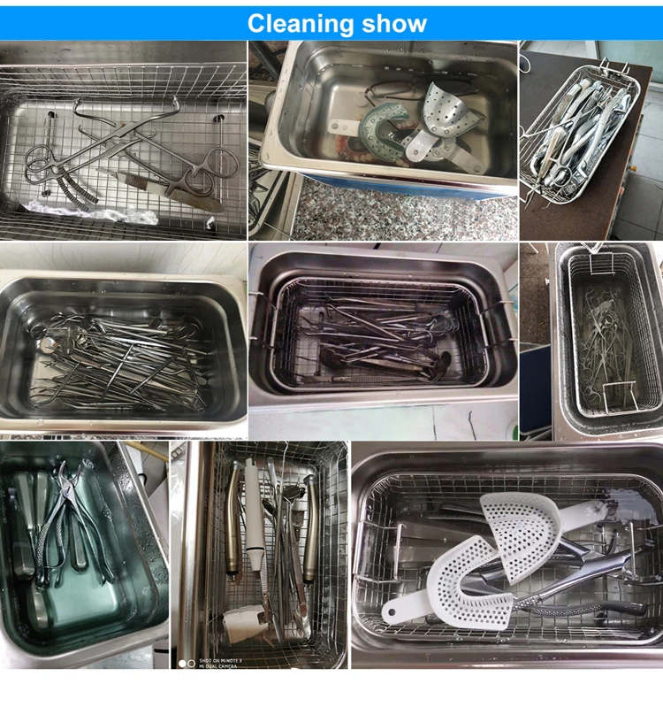 Ultrasonic bath Dental Washing Machine glasses jewelry dental ultrasonic cleaner tweezers tube ultrasonic cleaner