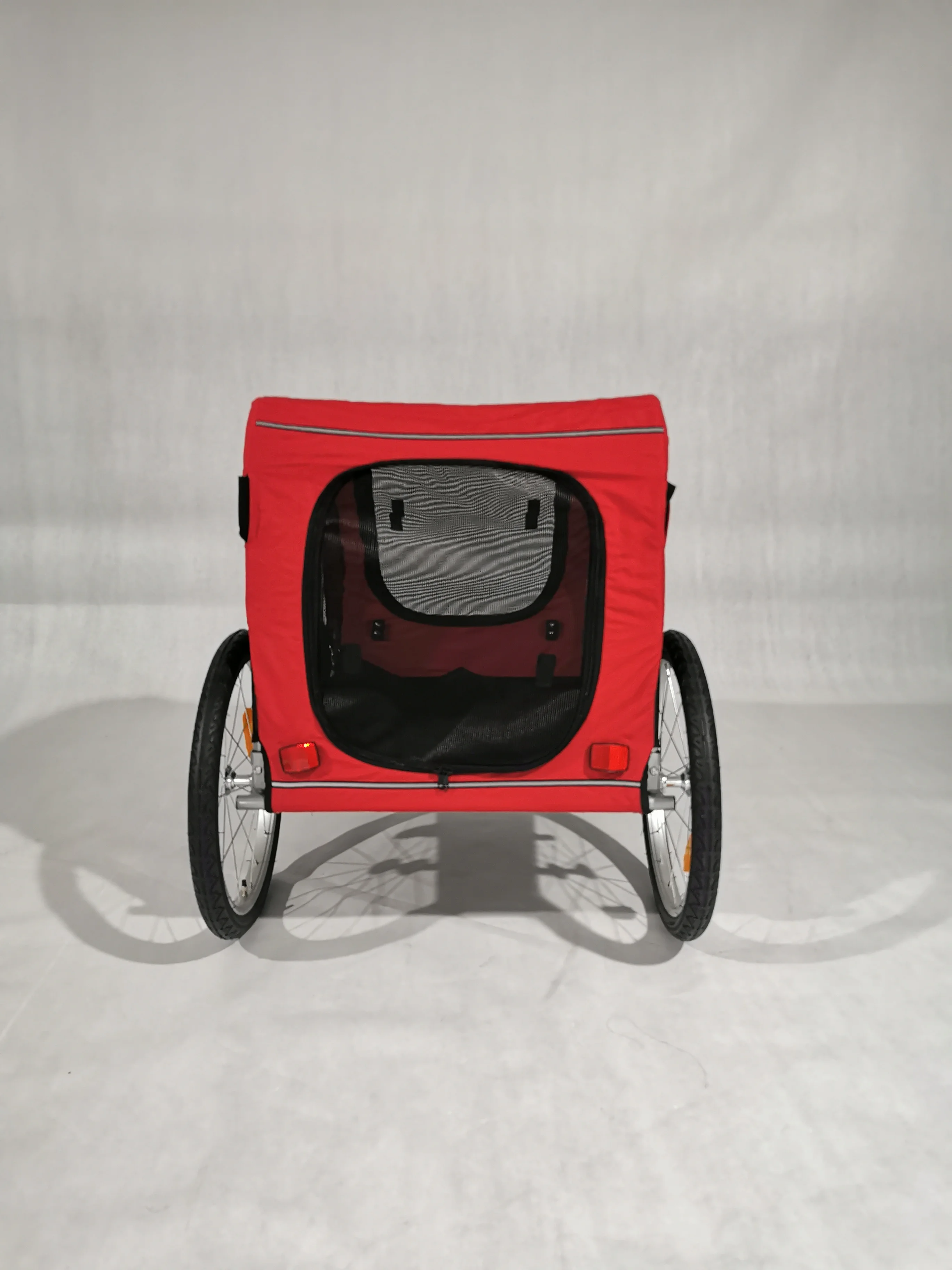 
Large Size Fashion Design Travel Pet 2 in 1 Bike Trailers Dog Stroller With Rain Cover 