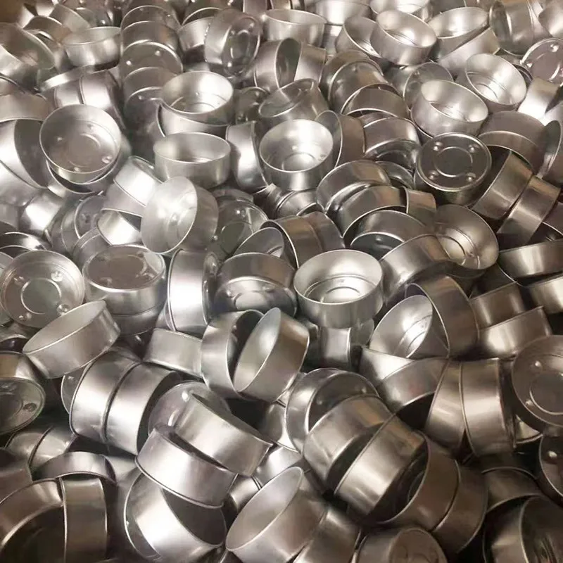 Bulk super small tealight cup aluminum tealight cups for DIY aromatherapy candles making