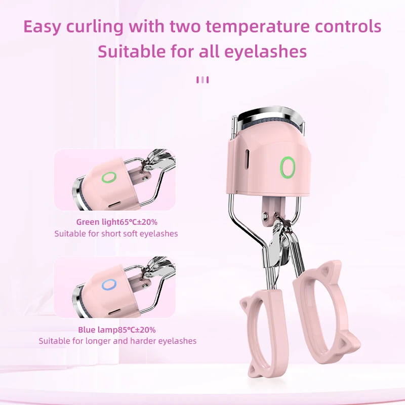 New Eye Lash Curler Heat Electric Metal Heated Eyelash Curler Lash Lift Kit Long Lasting Naturally Eyelashes Eyelash Curler