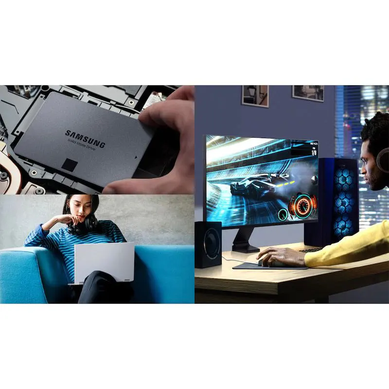Samsung Ssd 870 Qvo 250gb 500gb 1tb 2tb 4tb Internal Solid State Disk Hard Drive Sata 3 2.5 Inch Laptop Desktop Pc Ssd 1tb