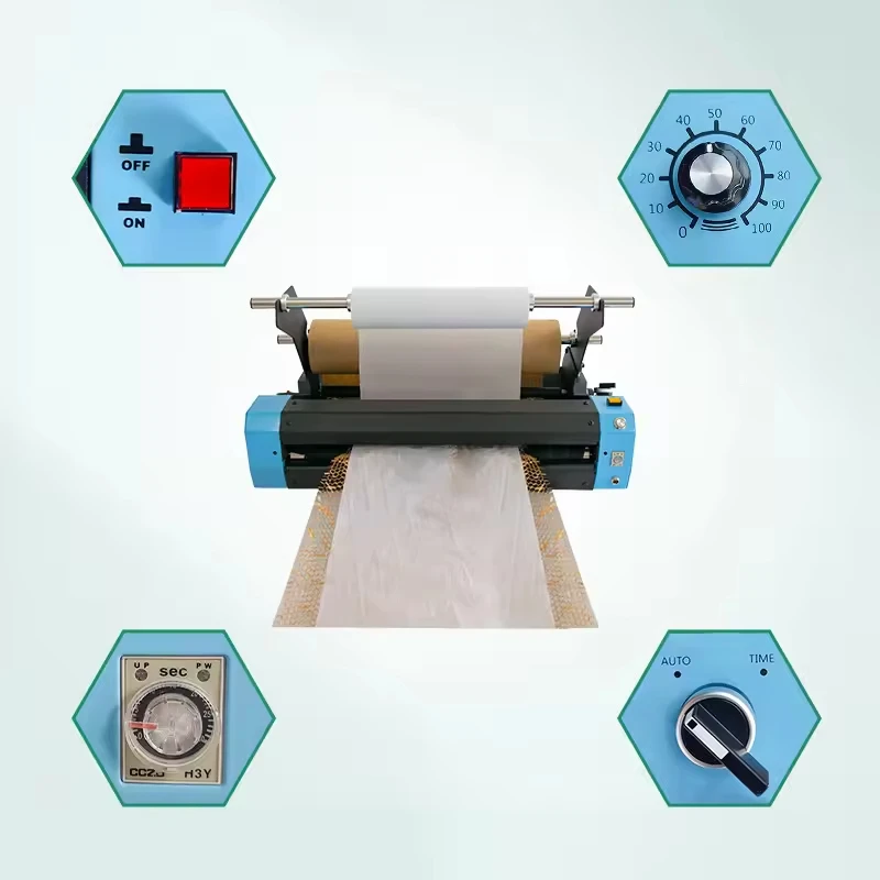 YJNPACK Competitive Price Protective Wrapping Dispenser Machine Filling Buffer Kraft Honeycomb Packing Paper