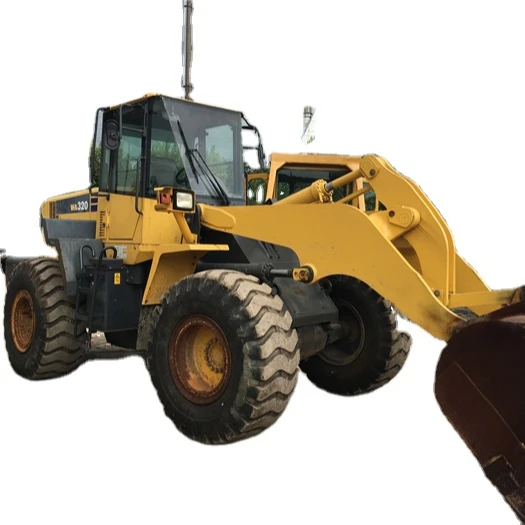 Komatsu WA320 подержанный колесный погрузчик в хорошем состоянии для продажи Подержанный простой эксплуатации сделано Японии