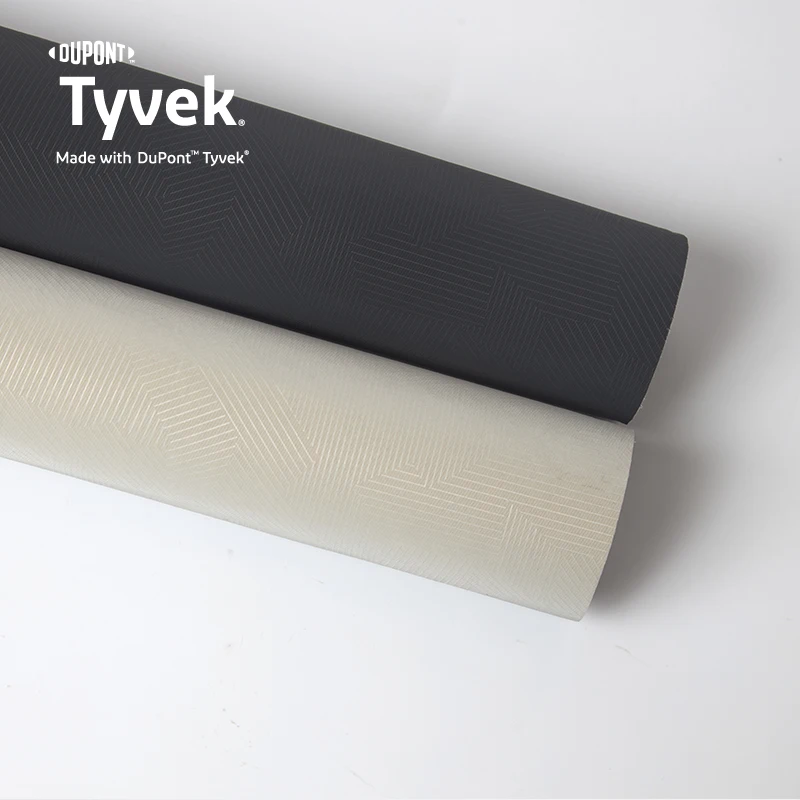 Dupont Tyvek, ткань Tyvek с полиуретановым покрытием, черная и зеленая