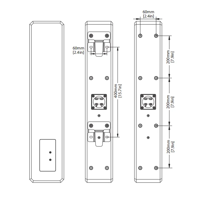 S-track China Column Speaker 60W@4 ohm  POE Dante Speaker  Speaker 60 w Loudspeaker China