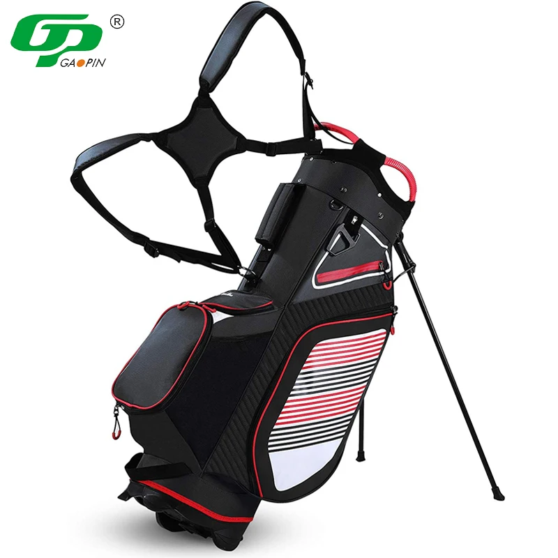 Hot Sales Custom Logo Golf Stand Bag with Legs Durable Light Weight Nylon Golf Bags for Men