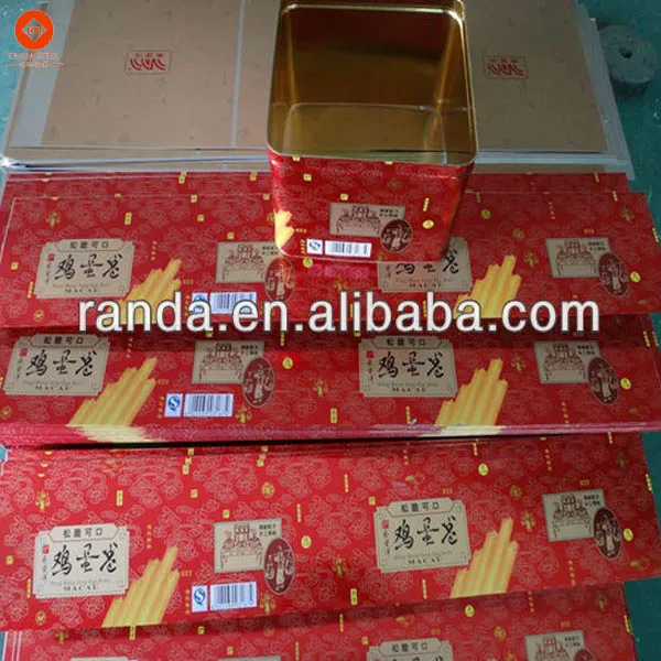 Car Paint Chemical Tinplate Printing Sheets Tin plate sheets printed with 4 colors