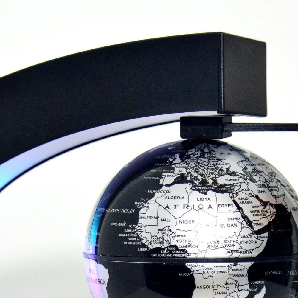 Good-quality Wholesale C shape levitating globe magnetic floating world globe