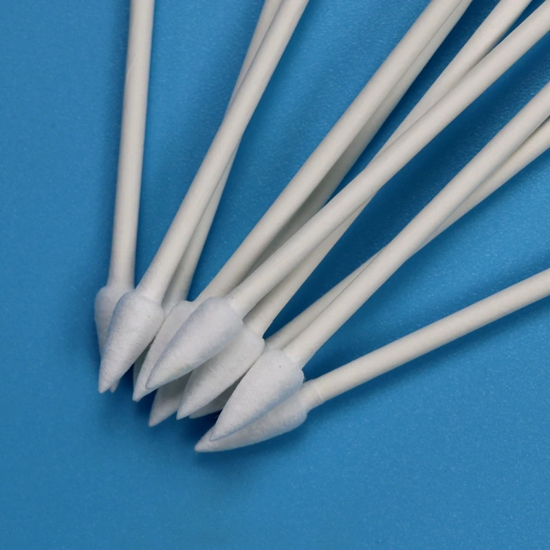 4.7mm Eco-friendly Double Ended Pointed Cotton Bud Industrial Cleaning Qtips Cleanroom Cotton Swab