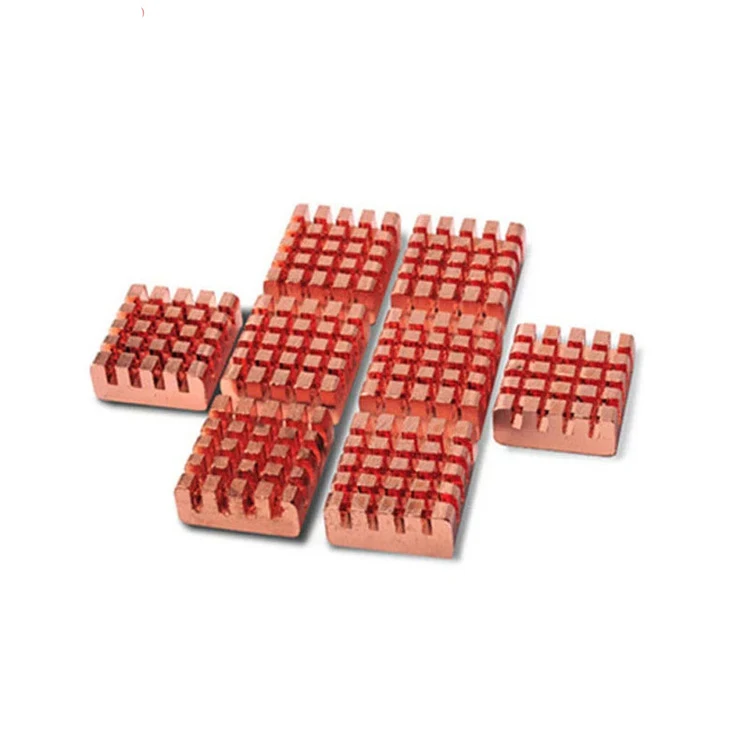 Pure Copper Heat Sink Memory RAM Adhesive Back Cooling MOS Radiator GPU IC Chipset Cooler Heatsink