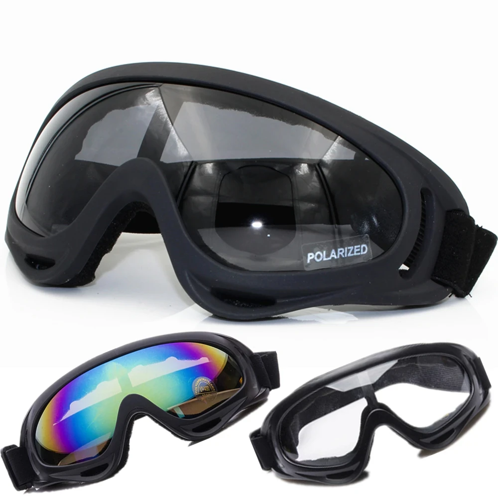 Custom Outdoor Sport Cycling Windproof Ruber Snow Sunglasses Motorcycle Glasses Ski Goggles