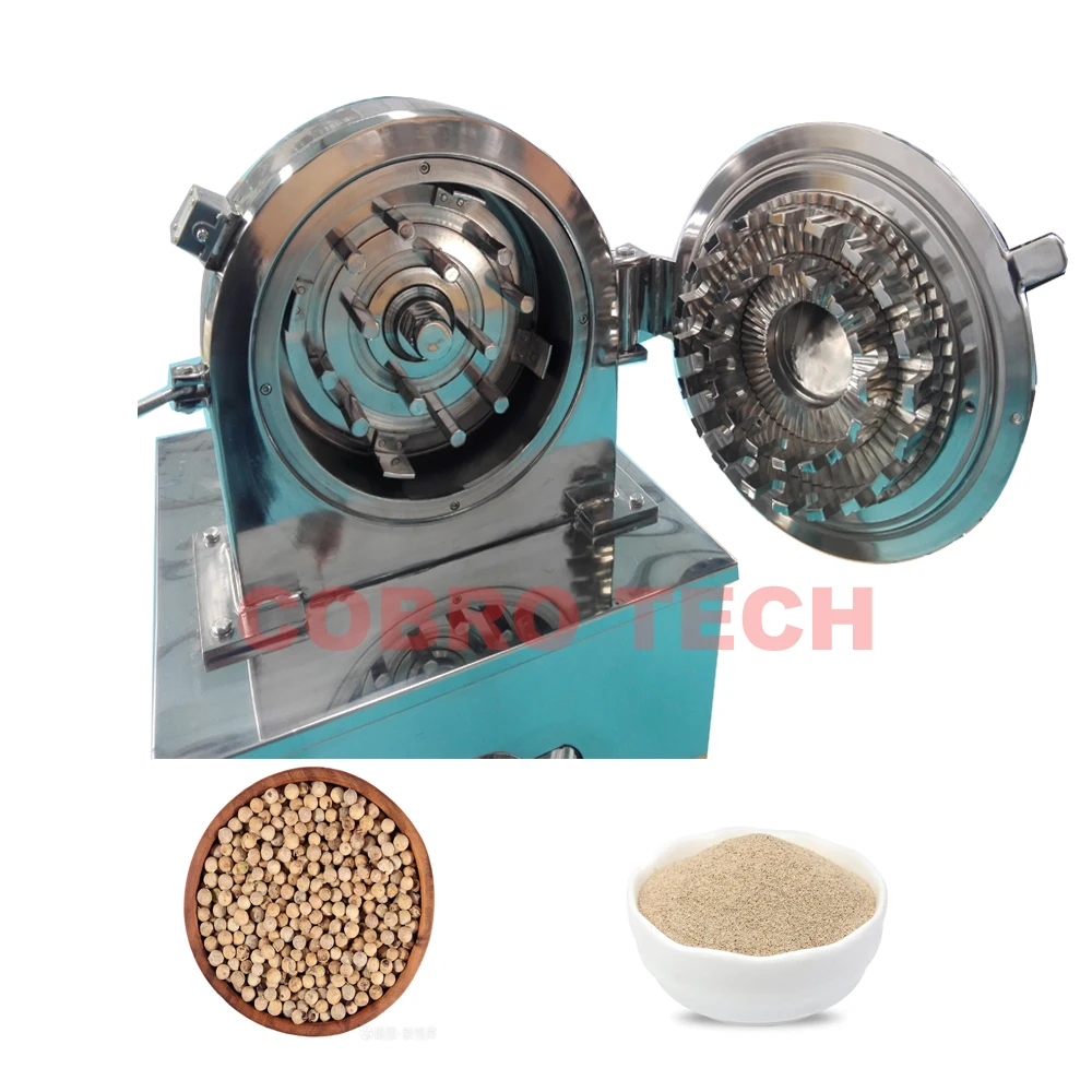 Cumin chili flakes turmeric spices powder herb pulverizer machine pin mill