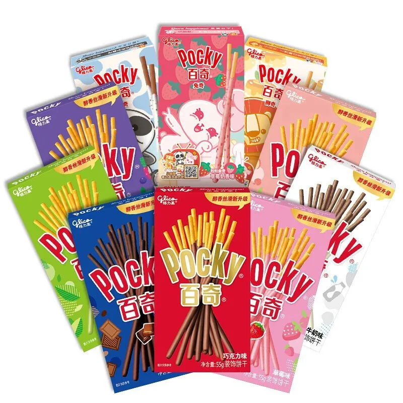 Оптовая продажа печенье 55 г можно есть горячая Распродажа pocky шоколадные