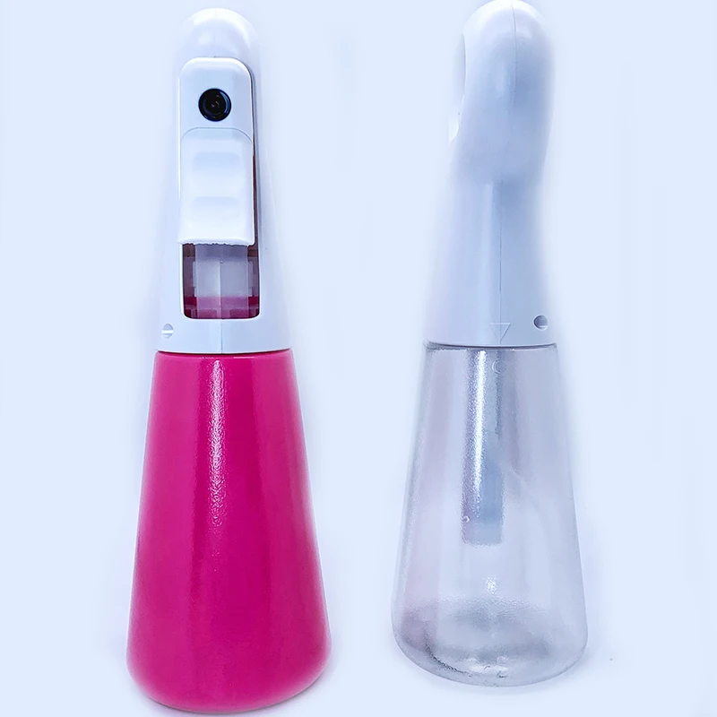 400ml Unique Cosmetic Frosted PET Plastic Alcohol Continuous Mist Spray Bottle