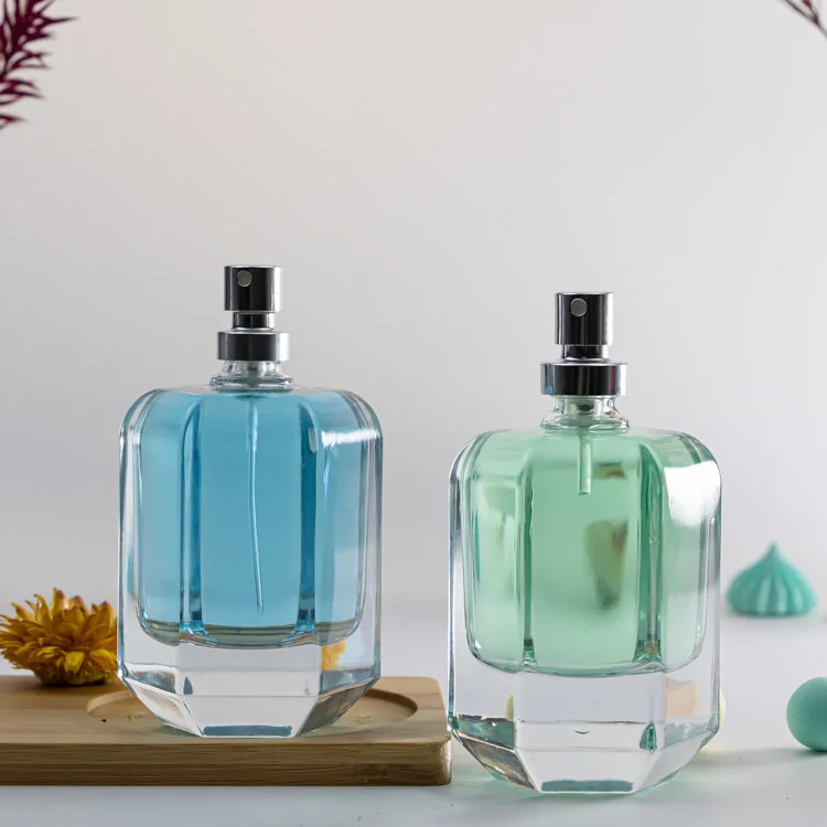 China Manufacturer Wholesale Clear Cheap Glass Perfume Refill Bottle With Gold Spray