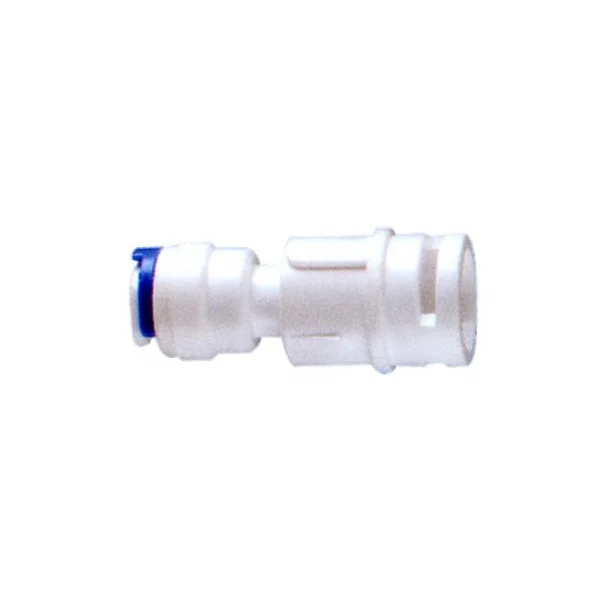 1/4 3/8 1/2 3/4 Inch Plastic Pipe Connector Quick Fitting Tube Connector Female Straight Adapter for Ro Water Filter Housing Use