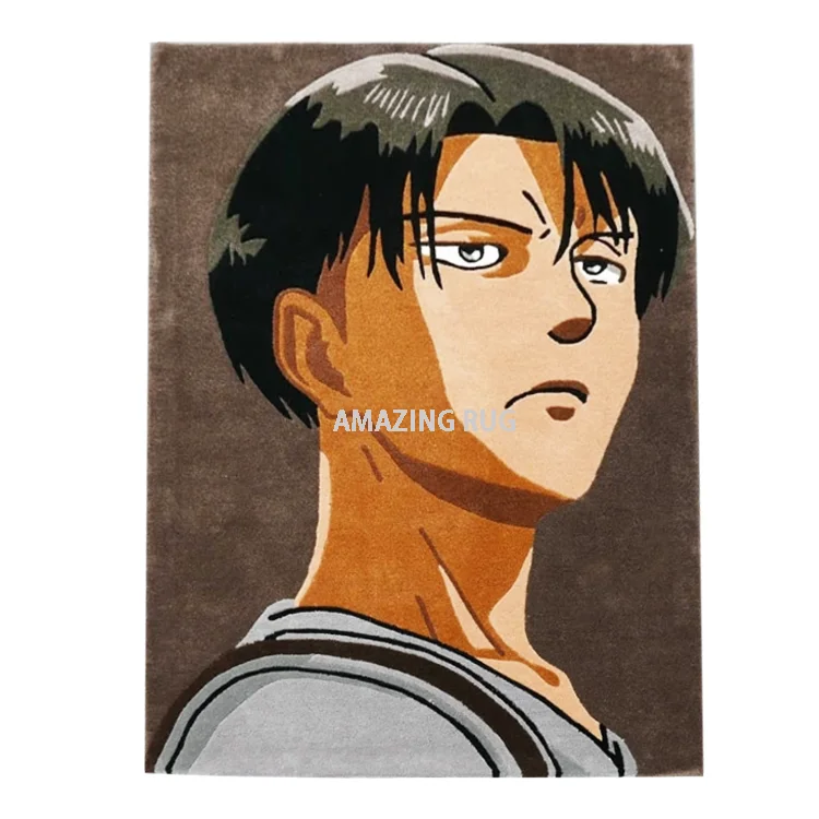 Знаменитый корейский киноигра красный логотип дизайн персонажа под заказ вырезанный вручную ворсовый коврик для ног