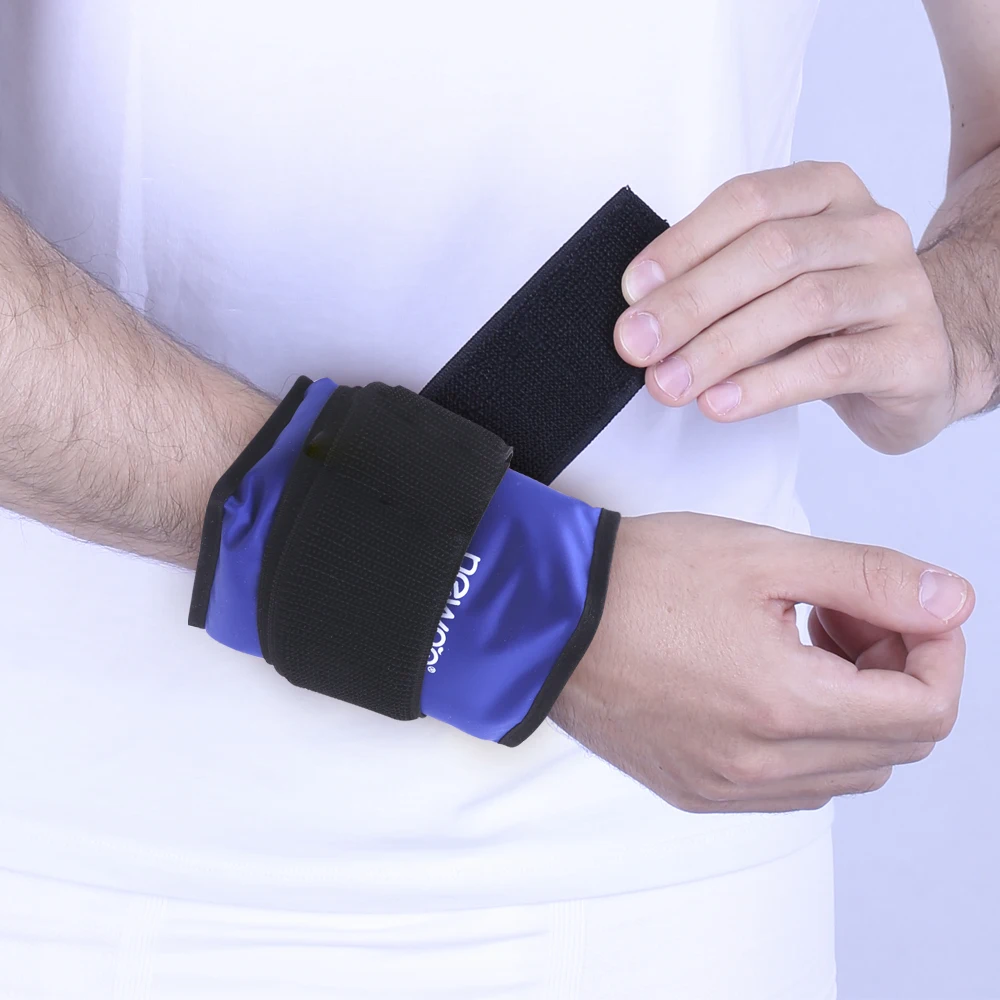 Pakcare OEM ODM горячая и холодная терапия многоцелевой гель для запястья коленный пакет с эластичной лентой 5 см