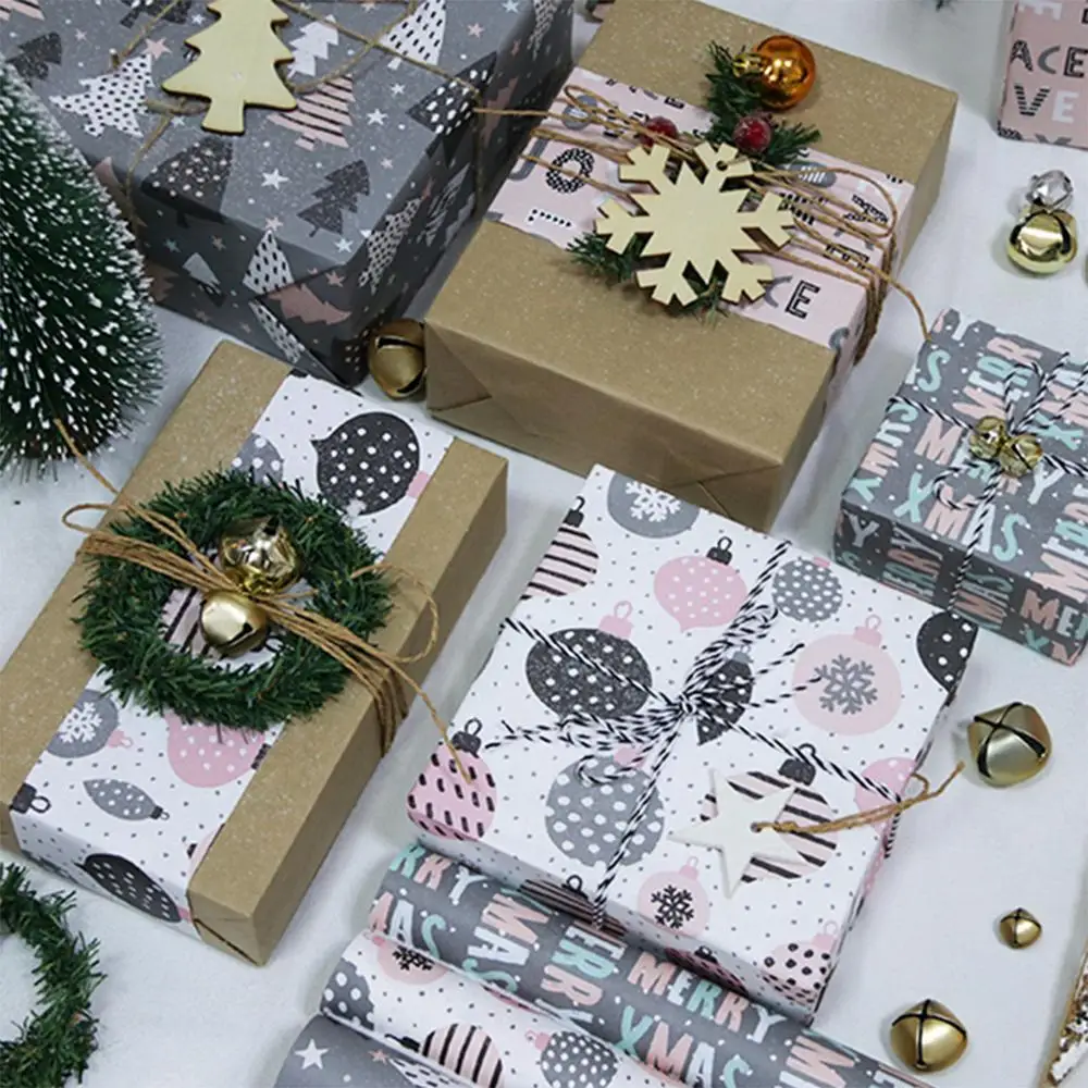
Wholesale Printed wrapping paper for Christmas gift wrap 