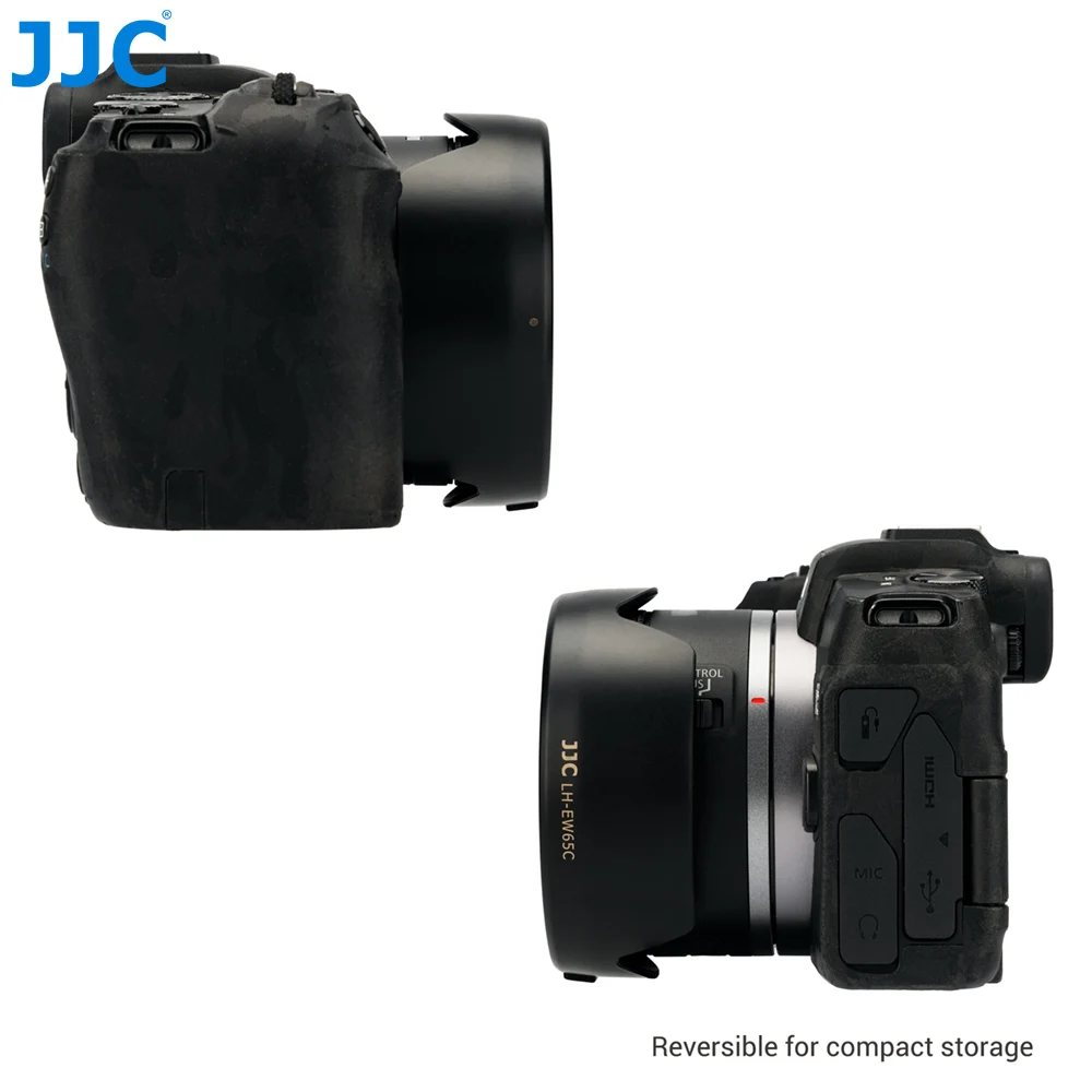 Черная бленда JJC для объектива камеры Canon RF 16 мм f/2