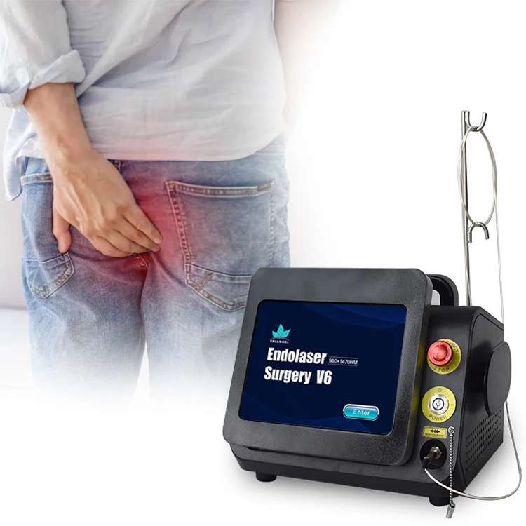 On sale proctology laser 980 1470 nm machine for fistula and proctology hemorrhoid