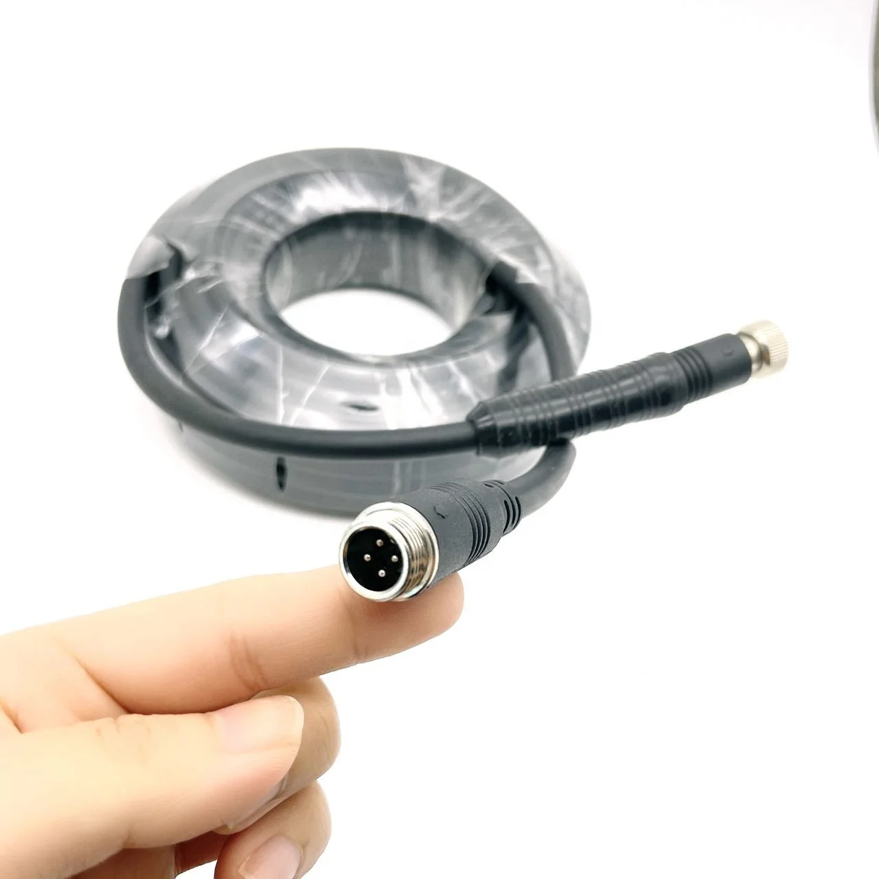 Gx16 Gx12 Extension Cable Waterproof Connector For Sensor Power Cable Assembly 4 Pin Aviator Cable 5M Gx16 4Pin