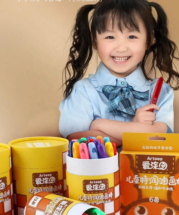 Artooo 12/24/36colors rotate washable crayons