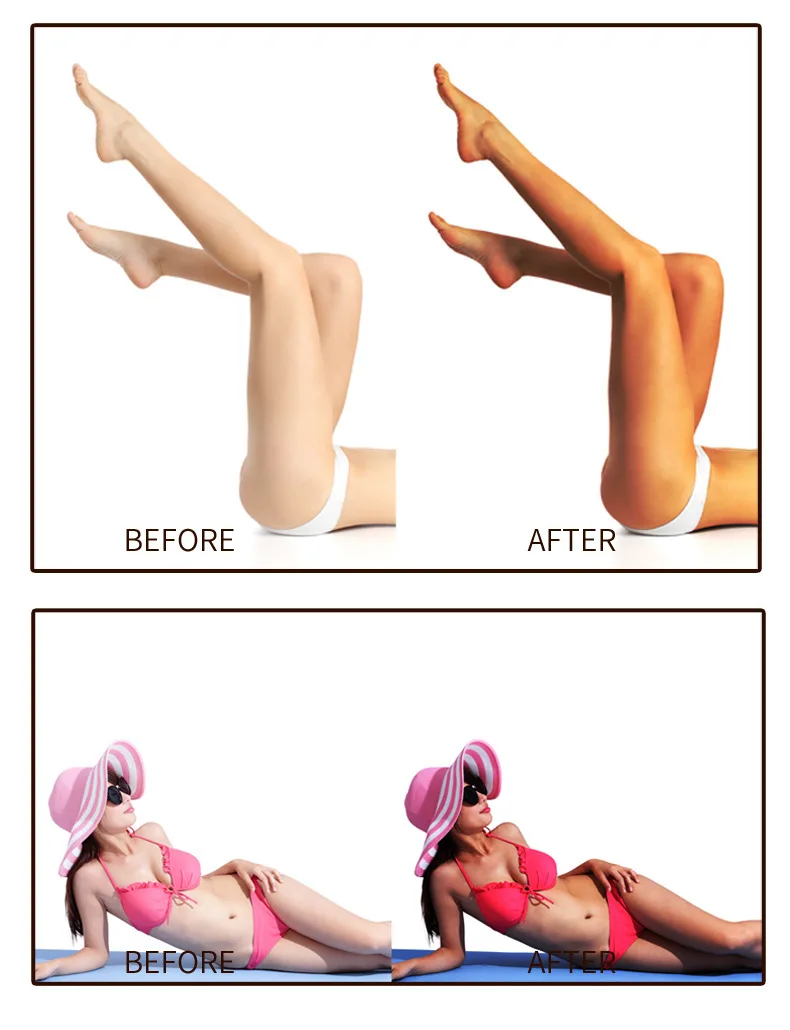 Private Label Organic Tanning set kit Oil Spray Self Tanner Cream Lotion High Quality Instant Sunless Self Tanning Mousse Foam